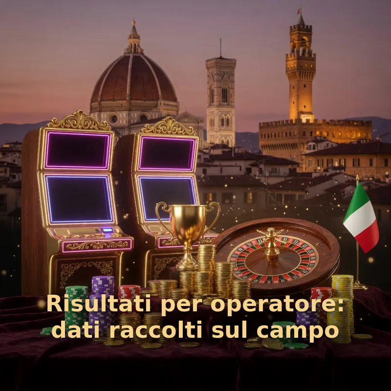 Risultati per operatore: dati raccolti sul campo